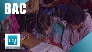 Réforme du rythme scolaire et du bac en 1986  Archive INA [upl. by Amolap]