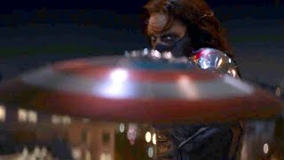 Elevator Fight Scene  Captain America The Winter Soldier 2014 Movie CLIP HD [upl. by Silliw]