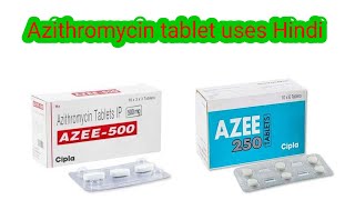 Azee tablet 500mg250mg Azithromycin [upl. by Hannala545]