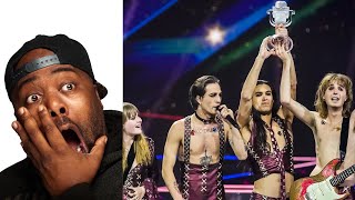 First Time Hearing Måneskin  Italy Eurovision 2021 I Wanna Be Your Slave amp Zitti E Buoni Reaction [upl. by Ymirej]