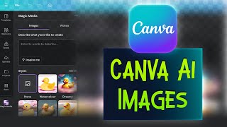 How to Use Free Online Ai Image Generator in Canva [upl. by Neladgam115]