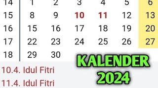 kalender 2024 [upl. by Eiral]