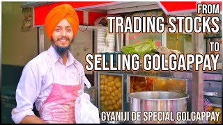 This Ex Stock Trader now serves Ludhianas tastiest Golgappa  Ludhiana  Street Food [upl. by Lewap]