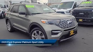 2020 Ford Explorer Platinum Sport Utility Sacramento Roseville Elk Grove Folsom Stockton [upl. by Eulalee582]