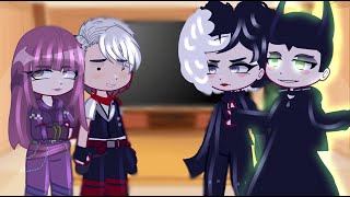 Descendants React To Maleficent  Cruella  Gacha React [upl. by Auehsoj]