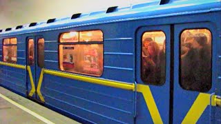 Metro in Kyiv Ukraine 🇺🇦  012013 [upl. by Nadabas451]