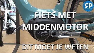 ELEKTRISCHE FIETS MET MIDDENMOTOR Dit moet je weten [upl. by Hoxsie]