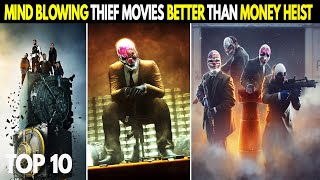 Top 10 Thief Movies Better Than Money Heist In Hindi  NetflixAmazon [upl. by Siderf170]