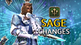 Sage Changes  Dawntrail Media Tour FFXIV [upl. by Alderson]