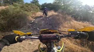 25 min of RAW ENDURO SUZUKI RMZ 450 E [upl. by Ellasal]