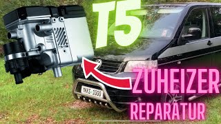 VW T5 Zuheizer DEFEKT  Reparatur bei Compramas  Zuheizer keine Kommunikation [upl. by Ylecic730]