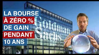 UN EFFONDREMENT DE LA BOURSE EN 2025  LA PRÉDICTION DE GOLDMAN SACHS [upl. by Heyman]