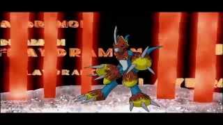 Digimon  VmonFlamedramon vs CocomonWendigomon Uncut First Battle [upl. by Won481]