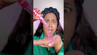 Trying Viral Lipstick Powder 😱amazonfinds lipstick makeupproducts viral l [upl. by Haletta]