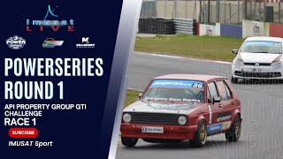 Power Series Rnd 1  API Property Group GTi Challenge  Race 1 [upl. by Maddock]