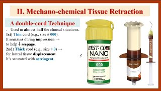 MechanoChemical Tissue Management Gingival Retraction ابعاد اللثة بخيط كيميائي [upl. by Ennavoj]