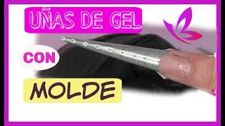 Como hacer UÑAS DE GEL con Molde Paso a paso completo coralsanails [upl. by Kelleher12]