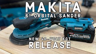 MAKITA 40V XGT 6inch Random Orbital Sander GOB01CZ [upl. by Mariya]