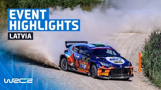 WRC2 Event Highlights  WRC Tet Rally Latvia 2024 [upl. by Milewski]