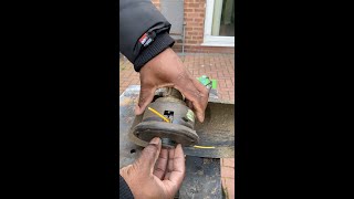 Florabest Petrol Strimmers Head Replacement [upl. by Hgielime]