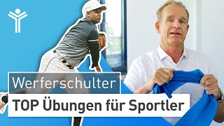 Schulterschmerzen beim Sport Werferschulter selbst behandeln [upl. by Anaujd]