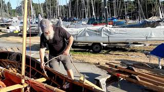 Learning to Sail part 4  the leeboard [upl. by Ddet]