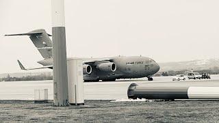 Boeing C17A Globemaster III Rzeszow  Jasionka EPRZ [upl. by Kilmarx]