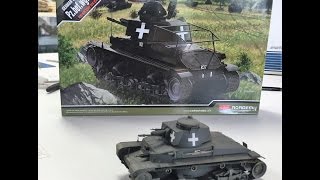 Building the Academy models 135 panzer 35t [upl. by Gnohp625]