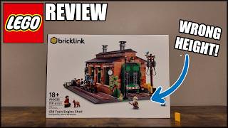 Not What I Thought LEGO  Old Train Engine Shed 910033 2024 Review BrickLink Series 1 [upl. by Nylasoj]