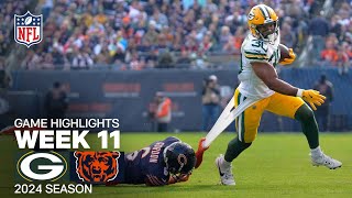 Green Bay Packers vs Chicago Bears Game Highlights  NFL 2024 Season Week 11 [upl. by Cressida]