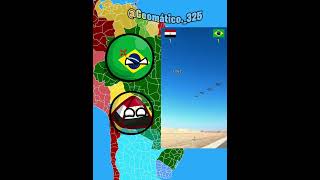 Brasil Vs Egito Comparação Militar countryballs shorts brazil egypt education geography [upl. by Golding926]