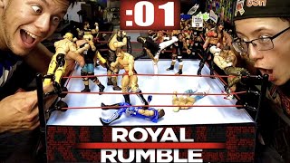 WWE Royal Rumble 2024 Action Figure 30 MAN Match [upl. by Oehsen]