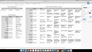 How to Create a Content Calendar Spreadsheet in Numbers [upl. by Schluter879]