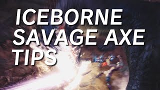 Iceborne Savage Axe Tips Iceborne MHW ChargeBlade [upl. by Nichani425]