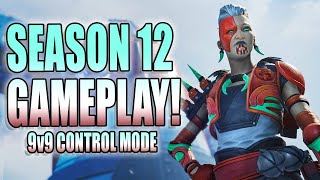 NEW Season 12 Apex Legends 9v9 Control Gameplay  More Mad Maggie [upl. by Inaboy]