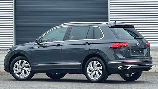 Volkswagen NEW Tiguan Elegance 2021 in 4K Delphin Grey 18 inch Frankfurt walk around amp detail Inside [upl. by Irrehc700]