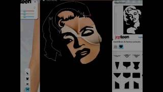 Girlsense Tutorials How to Make a Marilyn Monroe Portrait by Prinzess27 [upl. by Retse353]