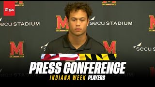 Maryland Football  Caleb Wheatland Josh Kaltenberger Billy Edwards Jr Press Conference [upl. by Margette]