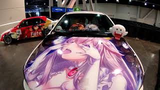 Senpai Squad Itasha Show  LVL Up Expo 2020  Las Vegas [upl. by Shara591]