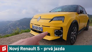 Renault 5 ETECH ELECTRIC ICONIC  prvá jazda  GARAZTV  Rasťo Chvála [upl. by Phalan203]