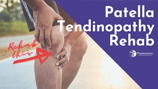 Patellar Tendinopathy Rehabilitation  Jumpers Knee Rehab [upl. by Hedelman]