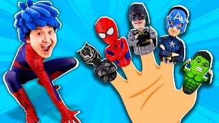 Spiderman Finger Family Song  Shoo Fly Dont Bother Me  Nursery Rhymes amp Kids Songs [upl. by Tierell849]