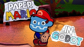 How to make Paper Mario in Godot [upl. by Yarg118]