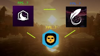 Lunar client vs Badlion Client vs Feather Client FPS [upl. by Ecirtra]