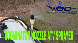 atv attachments BOOMINATOR NOZZLE FOR ATV SPRAYER [upl. by Landry489]