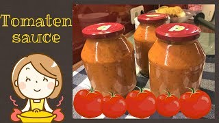 Wie ich Tomatensauce einkoche  Rezept amp Anleitung  Thermomix [upl. by Rento]