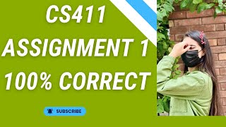 CS411 Assignment 1 Solution Fall 2024  CS411 Assignment No 1 Fall 2024  Learning with Miss khattak [upl. by Llennahc]