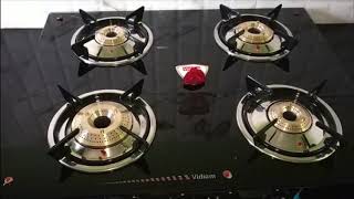 Vidiem Unboxing Four Burner Gas Stove   Gas Stove  Best Four Burner Gas Stove [upl. by Draw]