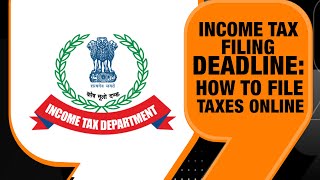 How To File Income Tax Return Online  StepbyStep Guide [upl. by Aiekram]