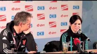 Biathlon Interview mit Andrea Henkel 07012012 [upl. by Hedvig353]